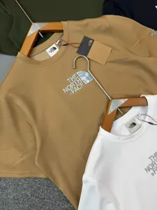 PTS02 Brown Color The Notrh Face Imported China Fabric Premium Tshirt gallery 2